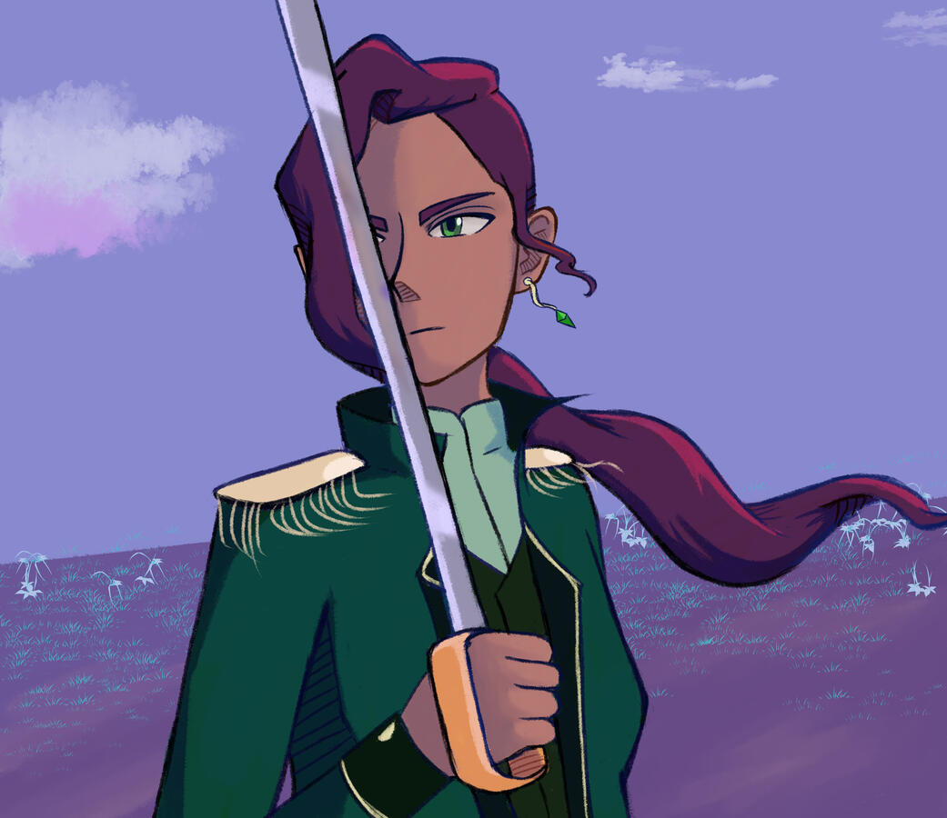 My original character, Rihan