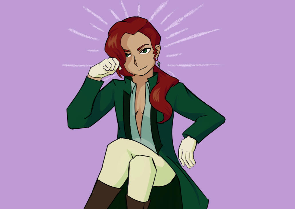 My original character, Rihan